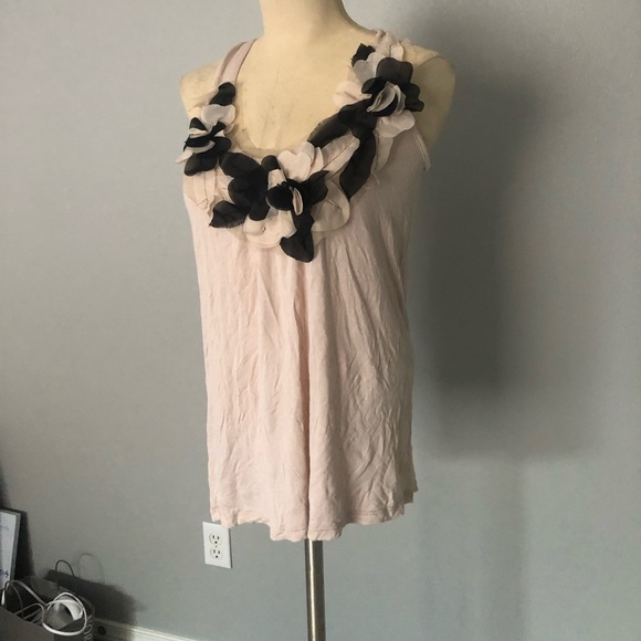 Nude floral top - Picture 3 of 8